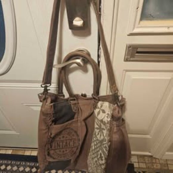 Very Nice MYRA Shoulder bag Tote bag Overnighter Purse - Picture 2 of 4